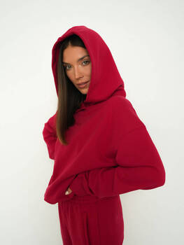 Bluza Hoodie - Deep Red